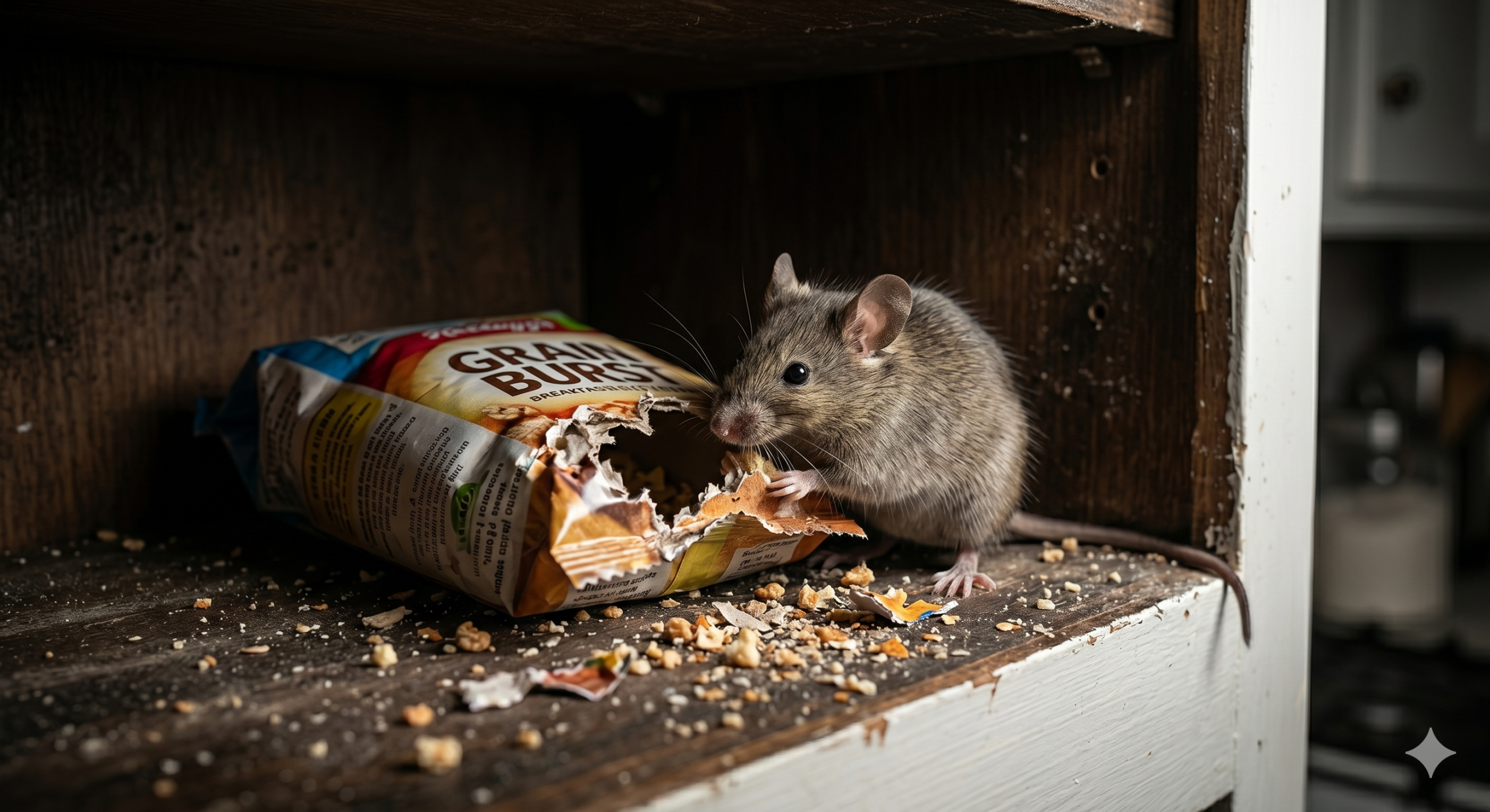 rat in the kitchen